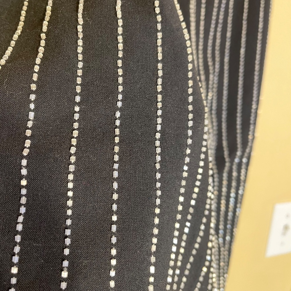 Moschino Black and White Striped Pencil Skirt - Picture 5 of 14